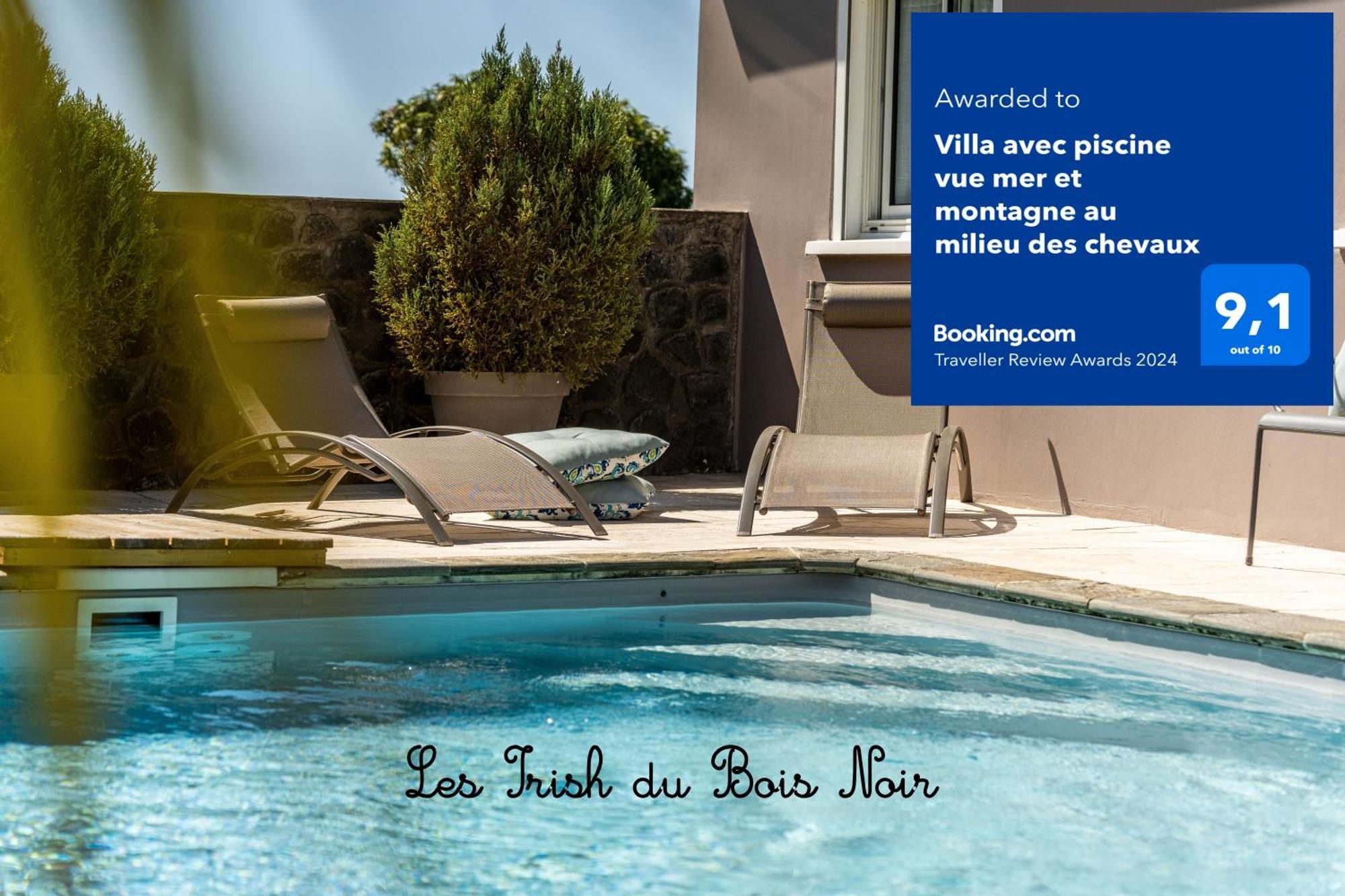 Villa Avec Piscine Vue Mer Et Montagne, En Pleine Nature Сен-Жозеф Экстерьер фото
