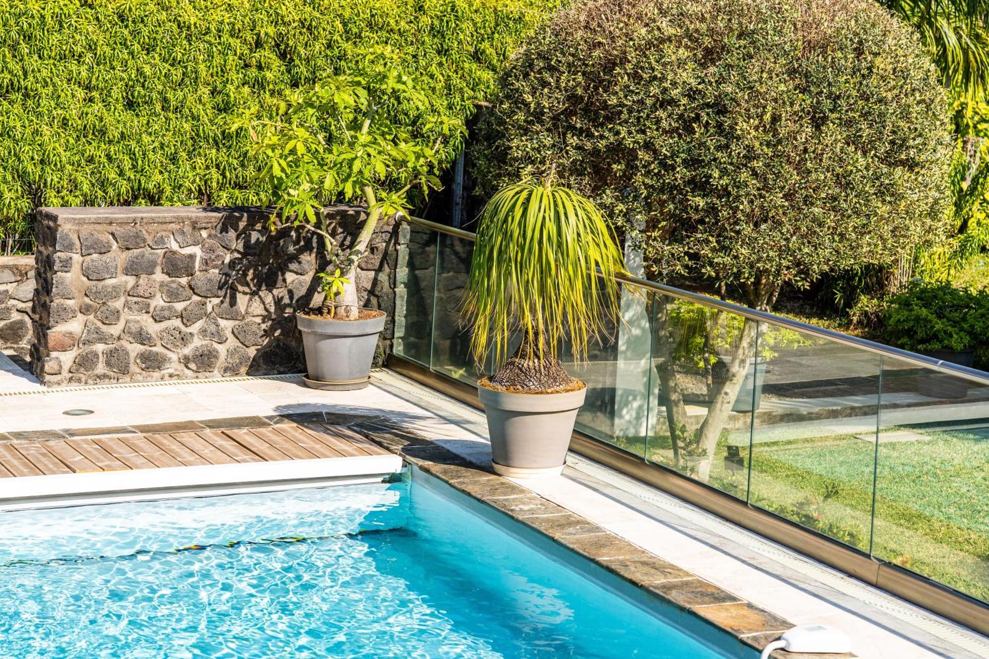 Villa Avec Piscine Vue Mer Et Montagne, En Pleine Nature Сен-Жозеф Экстерьер фото