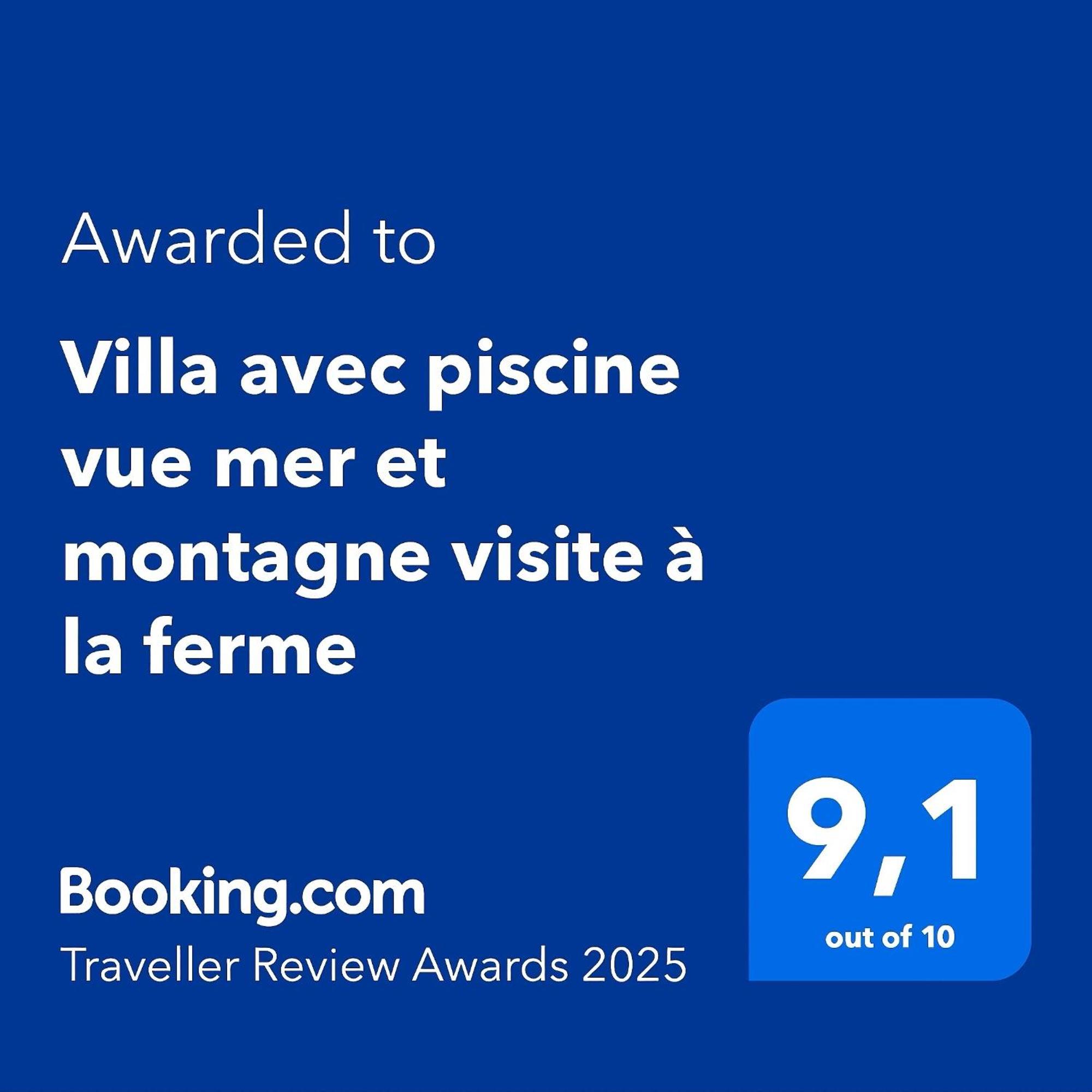 Villa Avec Piscine Vue Mer Et Montagne, En Pleine Nature Сен-Жозеф Экстерьер фото
